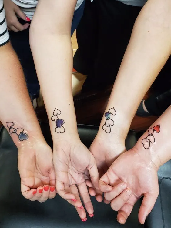 Top 300+ hình xăm nhóm ý nghĩa, đoàn kết và yêu thương - Genztattoo