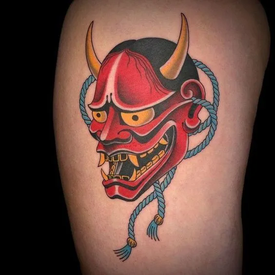 150 hình xăm mặt quỷ dạ xoa tuyển chọn ấn tượng nhất - Genztattoo