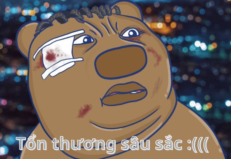 Meme gấu Trung Quốc và hải ly ấn tượng siêu hài hước