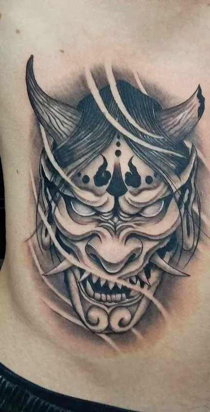 150 hình xăm mặt quỷ dạ xoa tuyển chọn ấn tượng nhất - Genztattoo