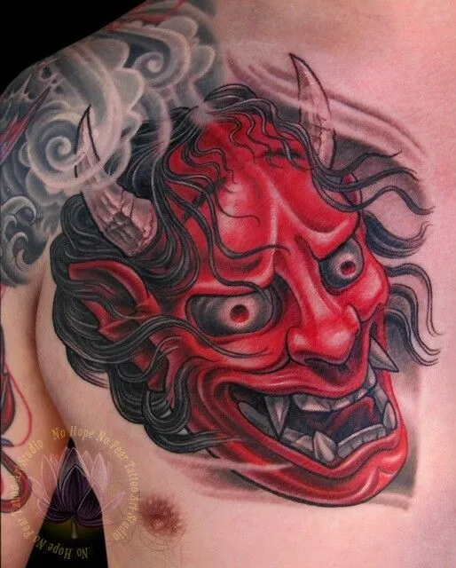 150 hình xăm mặt quỷ dạ xoa tuyển chọn ấn tượng nhất - Genztattoo