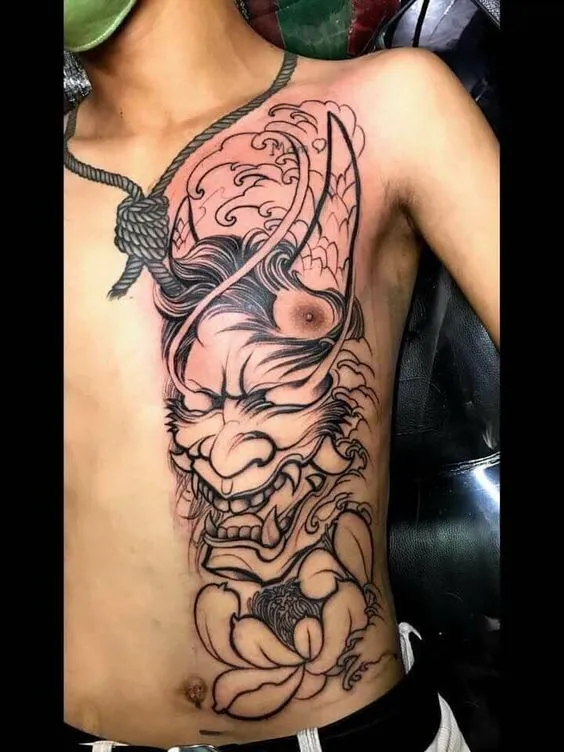 150 hình xăm mặt quỷ dạ xoa tuyển chọn ấn tượng nhất - Genztattoo