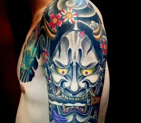 150 hình xăm mặt quỷ dạ xoa tuyển chọn ấn tượng nhất - Genztattoo