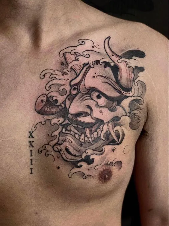 150 hình xăm mặt quỷ dạ xoa tuyển chọn ấn tượng nhất - Genztattoo