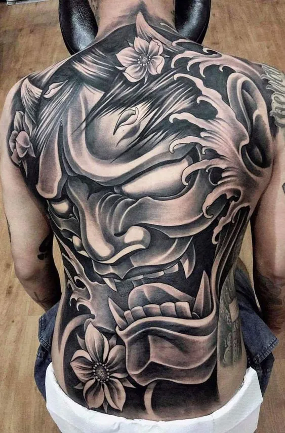 150 hình xăm mặt quỷ dạ xoa tuyển chọn ấn tượng nhất - Genztattoo