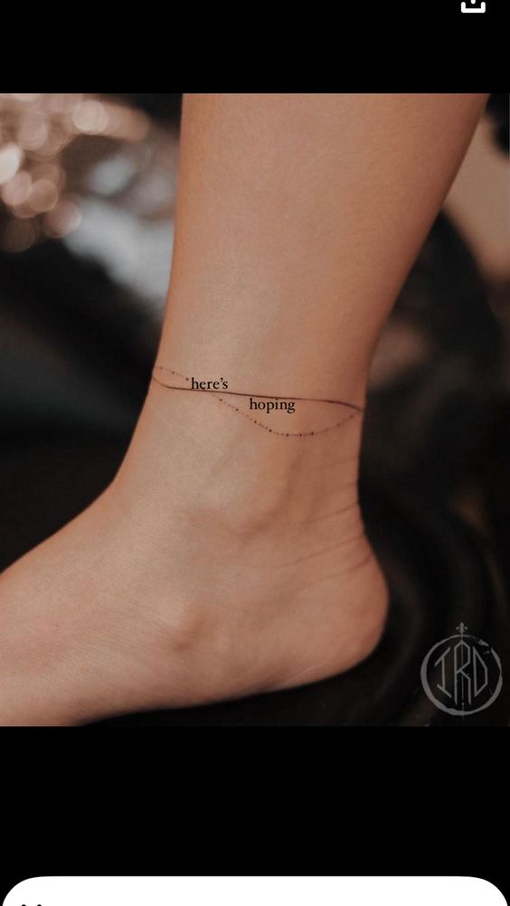 999+ hình xăm lắc chân mini cực độc đáo cho nam và nữ - Genztattoo