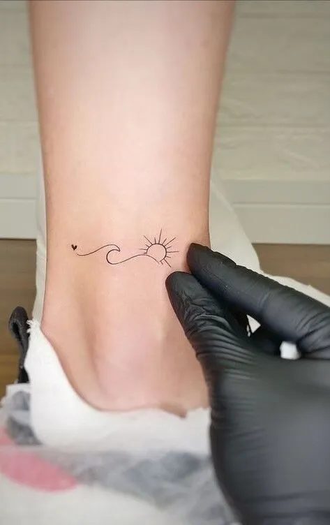 150 hình xăm mini ở chân độc đáo cho nam và nữ - Genztattoo