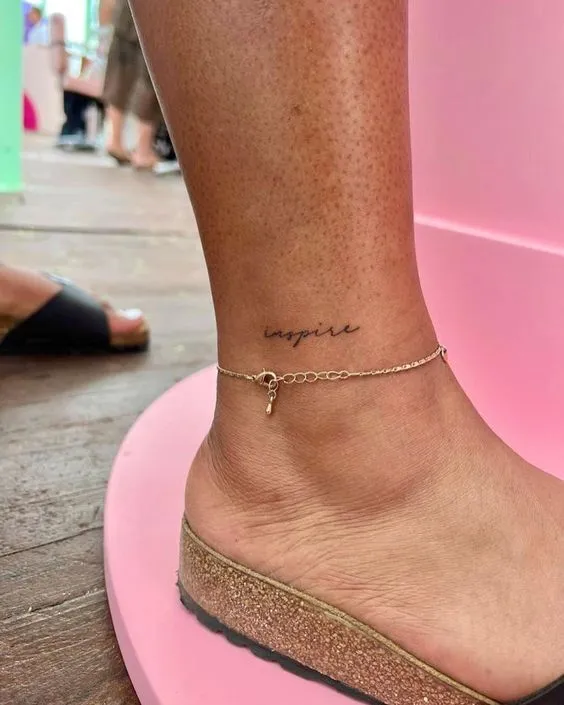 150 hình xăm mini ở chân độc đáo cho nam và nữ - Genztattoo