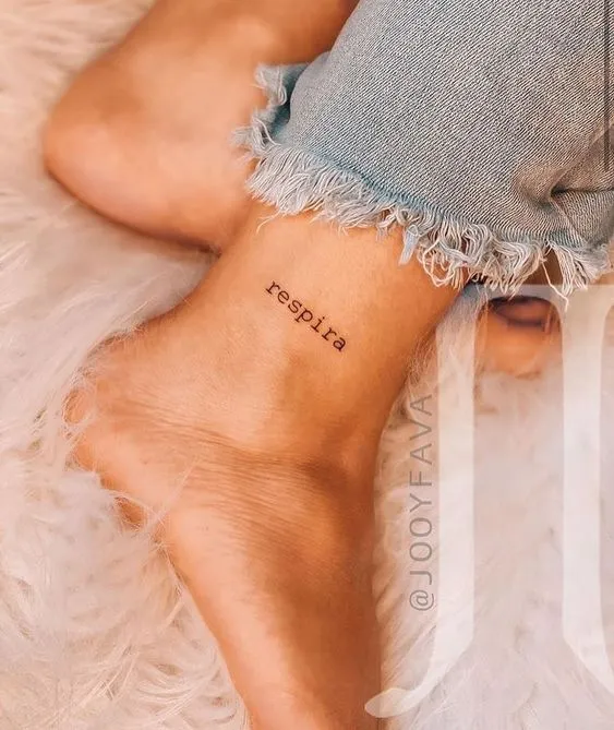 150 hình xăm mini ở chân độc đáo cho nam và nữ - Genztattoo