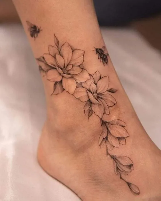 150 hình xăm mini ở chân độc đáo cho nam và nữ - Genztattoo