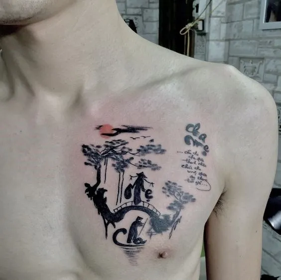 Tổng hợp 888+ hình xăm chữ cha mẹ ý nghĩa, ấn tượng - Genztattoo