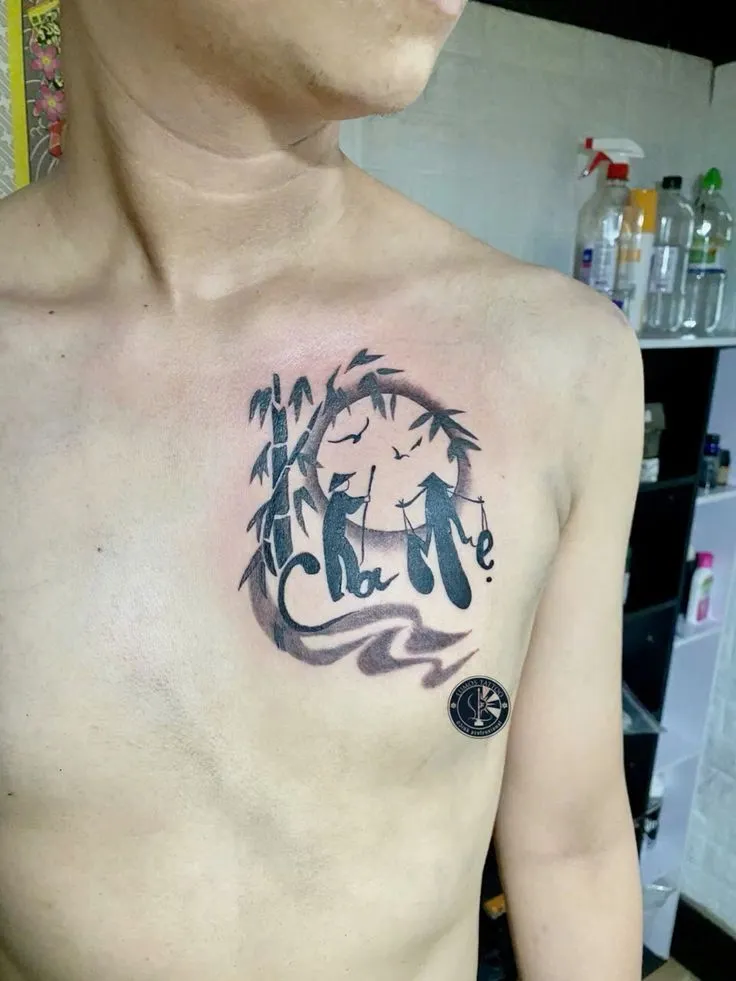 Tổng hợp 888+ hình xăm chữ cha mẹ ý nghĩa, ấn tượng - Genztattoo