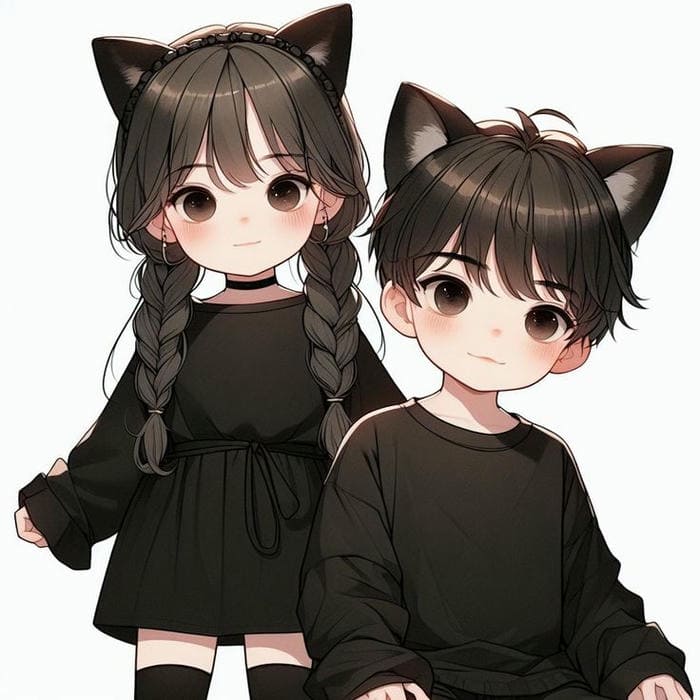 999+ Hình ảnh cặp đôi chibi anime cute dễ thương làm avatar đẹp