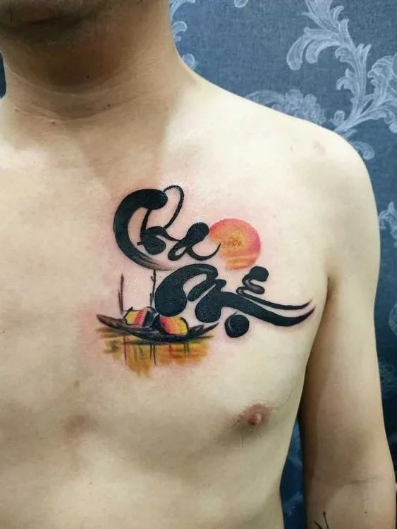 Tổng hợp 888+ hình xăm chữ cha mẹ ý nghĩa, ấn tượng - Genztattoo