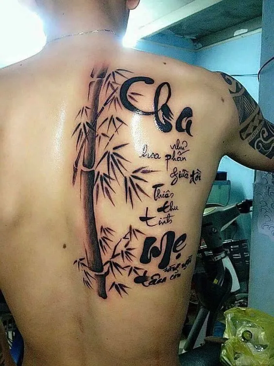 Tổng hợp 888+ hình xăm chữ cha mẹ ý nghĩa, ấn tượng - Genztattoo