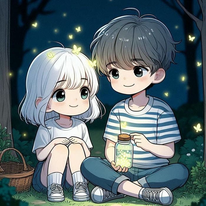 999+ Hình ảnh cặp đôi chibi anime cute dễ thương làm avatar đẹp