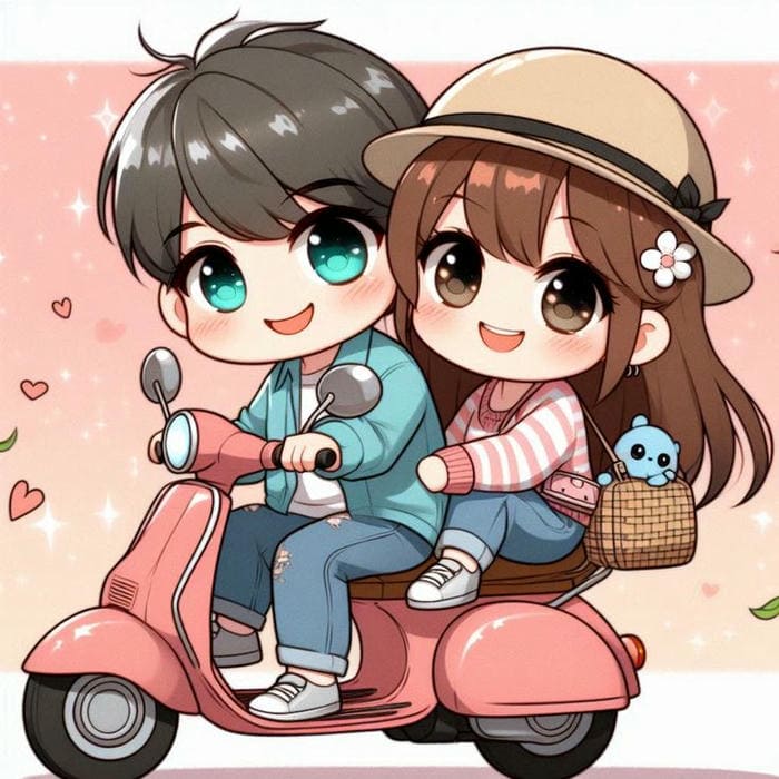 999+ Hình ảnh cặp đôi chibi anime cute dễ thương làm avatar đẹp