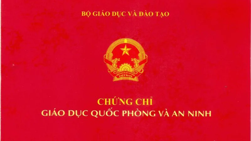 Sinh viên nhận chứng chỉ giáo dục quốc phòng để làm gì?