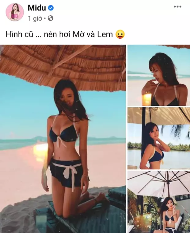 Midu khoe ảnh bikini liền bị lôi 'là giảng viên đại học' ra chỉ trích