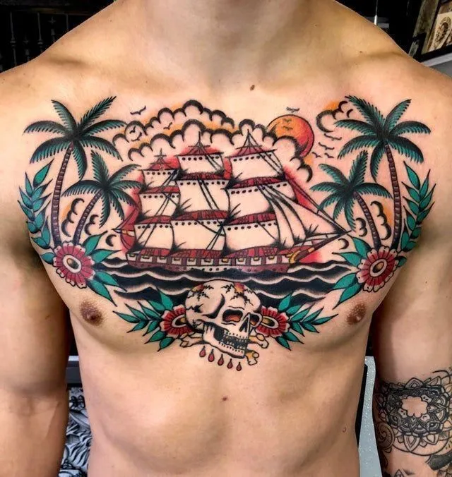 Gợi ý 1001+ mẫu hình xăm ở ngực đẹp mắt và ấn tượng nhất - Genztattoo