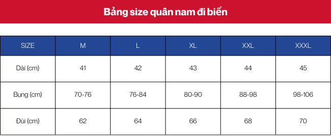 Bảng size quần nam & Cách chọn size quần nam chuẩn nhất 2022